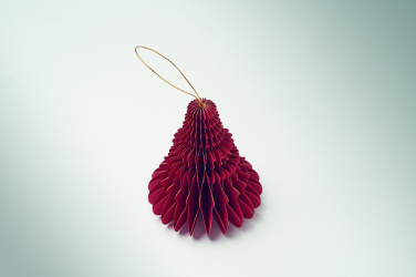 Logo trade promotional merchandise picture of: Christmas paper tree hanger