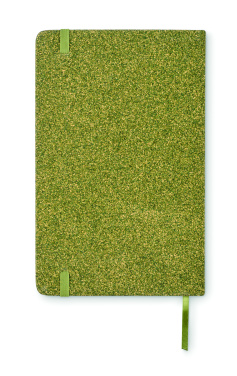 Logo trade business gifts image of: A5 notebook with hard cover