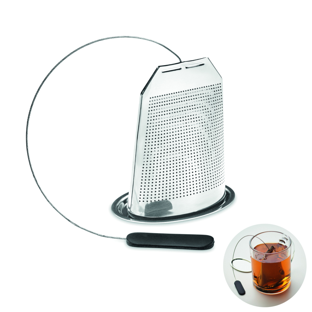 Logo trade promotional merchandise image of: Tea infuser in stainless steel
