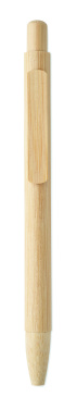 Logo trade corporate gifts picture of: Bamboo automatic ball pen