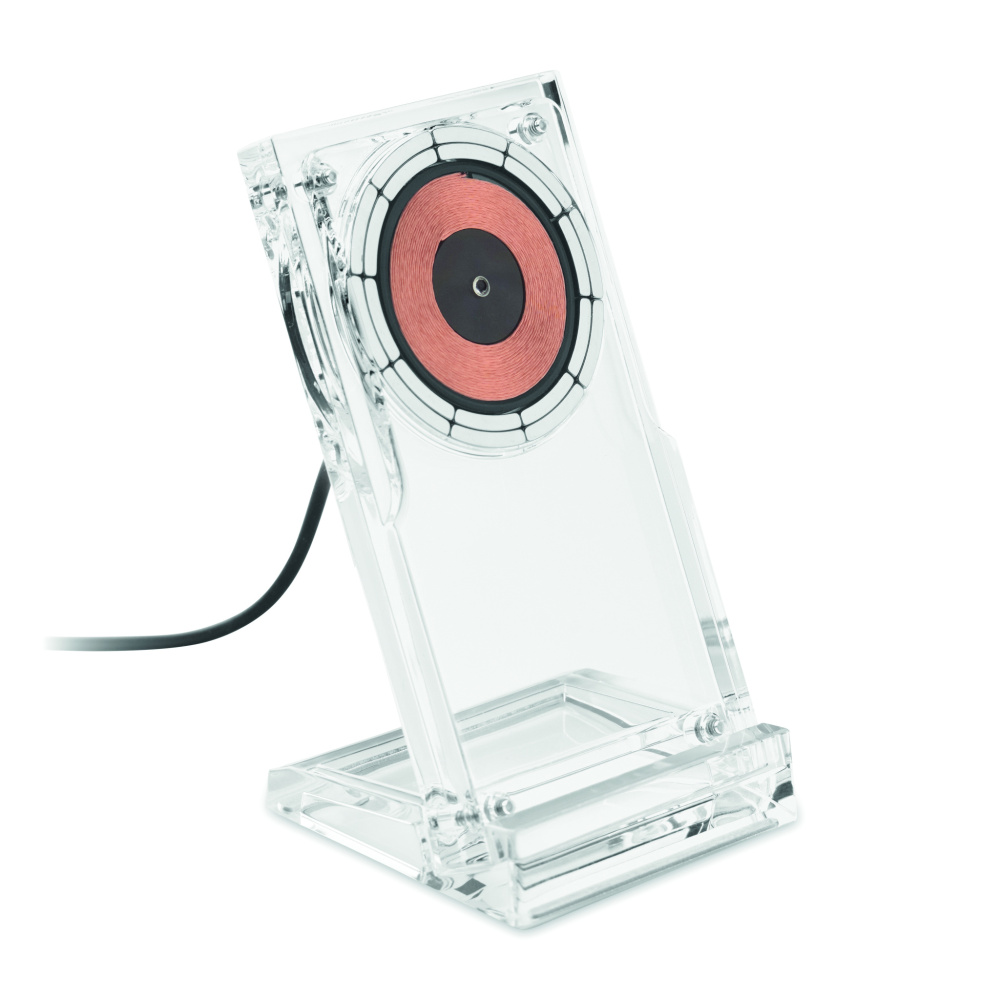 Logotrade advertising product image of: Acrylic wireless charger 15W