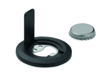 Logotrade promotional item image of: Phone holder and bottle opener