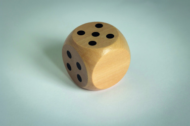 Logotrade advertising product image of: Schima wooden dice 5cm dia