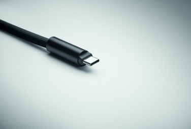 Logo trade promotional merchandise picture of: 60W charging and data lanyard