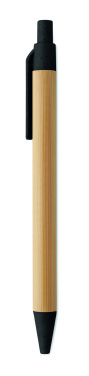 Logotrade promotional product image of: Push button ball pen in bamboo