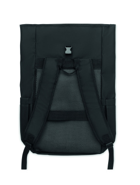Logo trade promotional merchandise photo of: Rolltop laptop rucksack 600D
