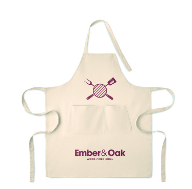 Logotrade promotional gift image of: Organic cotton apron 240 gr/m²