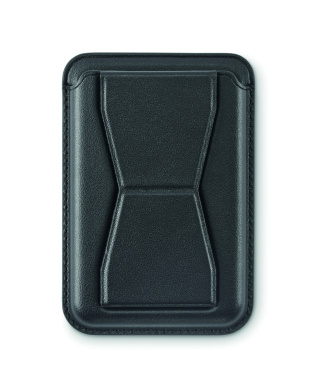 Logo trade promotional giveaways image of: Magnetic PU cardholder
