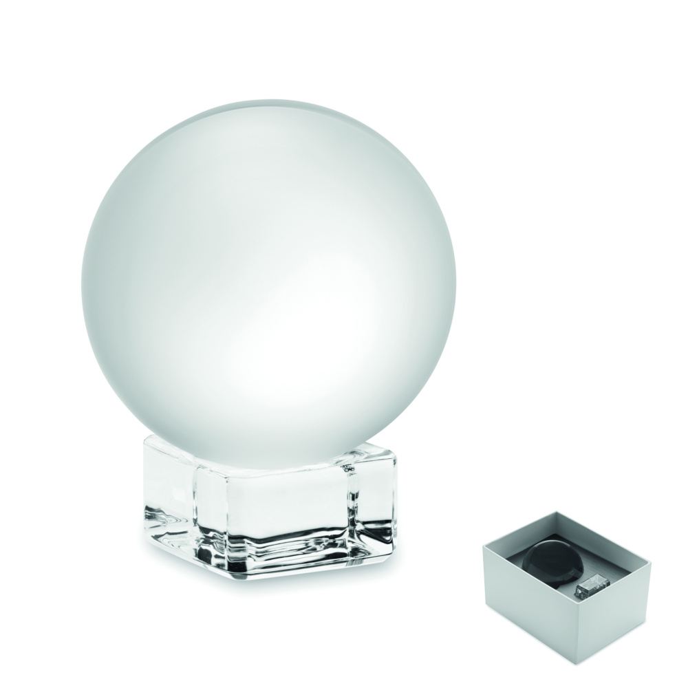 Logotrade promotional gift image of: Glass round award