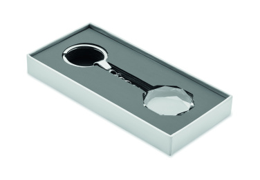 Logotrade promotional merchandise photo of: Glass round award key ring