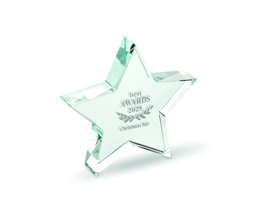Logotrade promotional product picture of: Glass star award