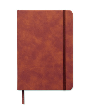 Logo trade corporate gifts picture of: A5 smokey PU notebook