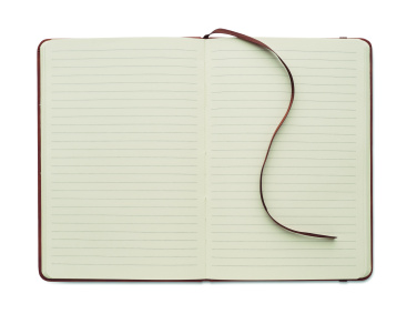 Logo trade corporate gifts image of: A5 smokey PU notebook