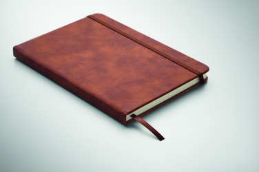 Logo trade promotional merchandise picture of: A5 smokey PU notebook