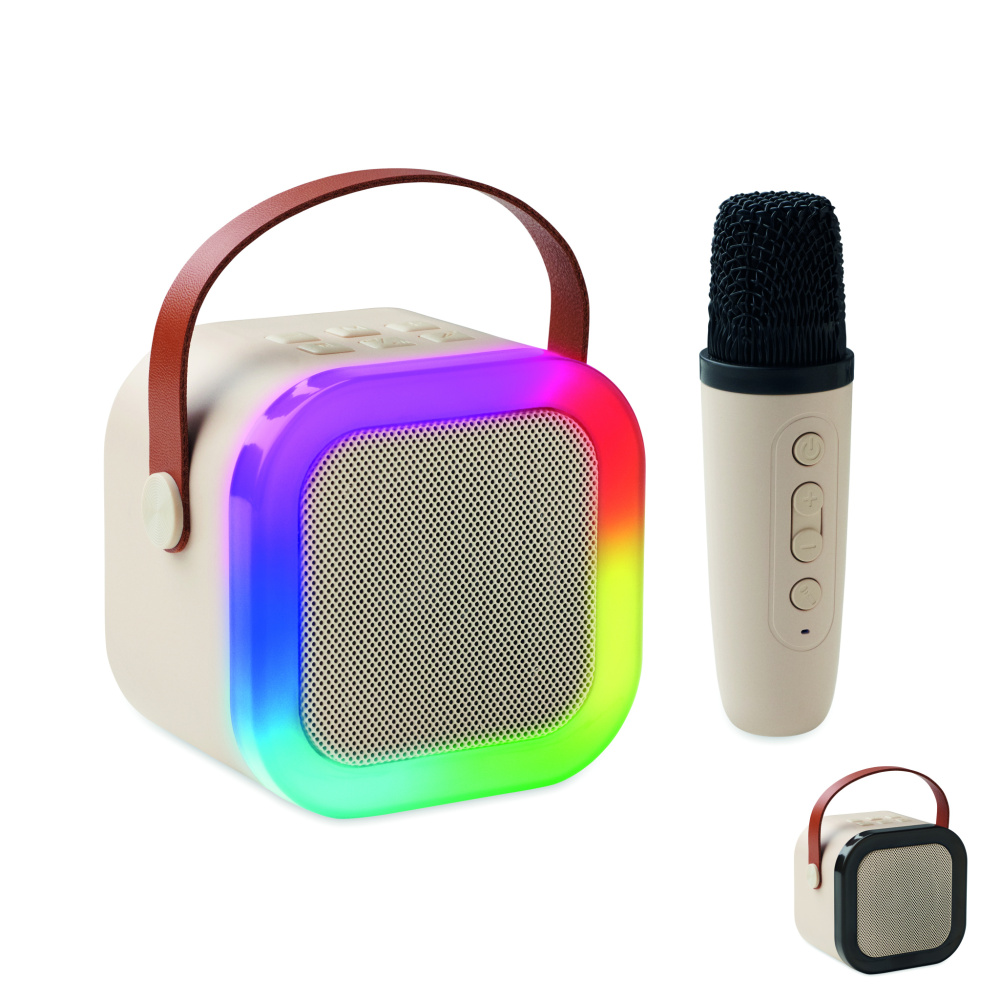 Logo trade promotional gifts image of: Karaoke set speaker
