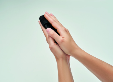 Logotrade promotional giveaway picture of: Hand warmer knitted polyester