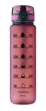 Logo trade advertising product photo of: Sports water bottle RPET 1L