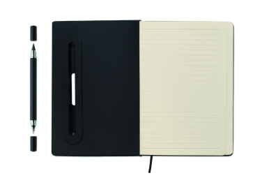Logotrade corporate gift picture of: A5 notebook with phone holder