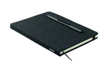 Logo trade promotional products image of: A5 notebook with phone holder