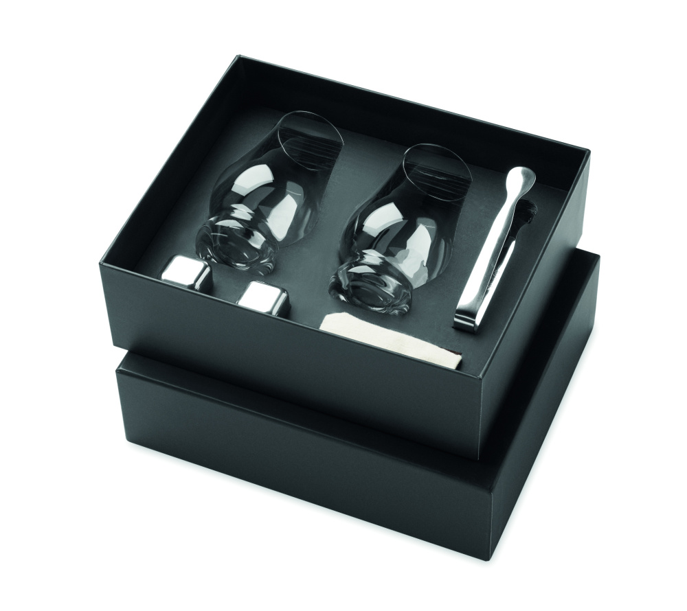 Logo trade promotional merchandise photo of: Set of whisky tasting glasses