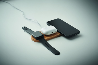 Logo trade business gift photo of: 3 in 1 15W wireless charger