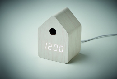 Logo trade advertising product photo of: MDF cuckoo alarm clock