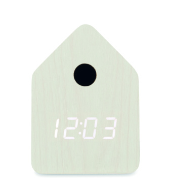 Logotrade promotional products photo of: MDF cuckoo alarm clock