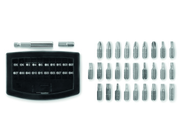 Logotrade promotional merchandise photo of: 32 pcs screwdriver bit set