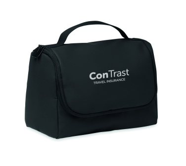 Logo trade promotional gift photo of: Cosmetic hanging bag in PU