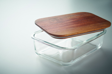 Logo trade promotional gift photo of: Glass lunch box 800ml