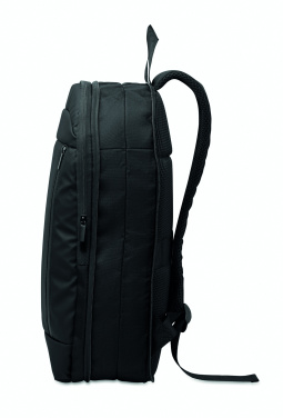 Logo trade promotional giveaway photo of: Expandable 600D RPET backpack