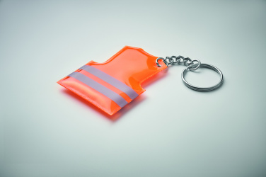 Logo trade promotional item photo of: Key ring with reflecting vest Jekabpils