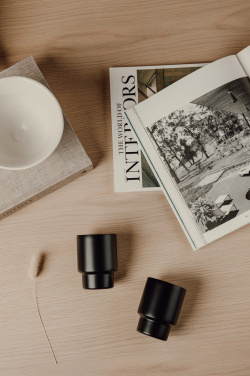 Logo trade advertising products picture of: VINGA Nagano RCS  recycled SS mugs, set of 2