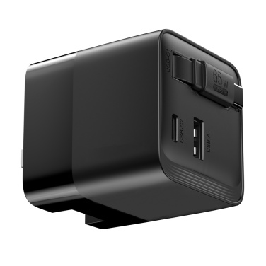 Logotrade corporate gift image of: Urban Vitamin Mendocino 65W GaN charger retractable cable