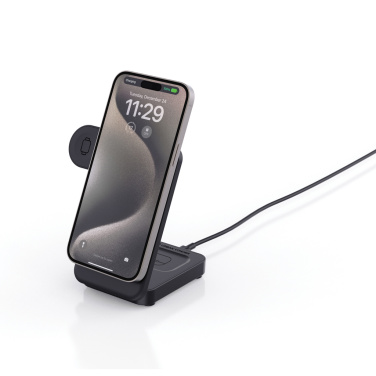 Logotrade corporate gift picture of: Urban Vitamin Arcadia RCS rplastic 15W 3in1 magnetic charger