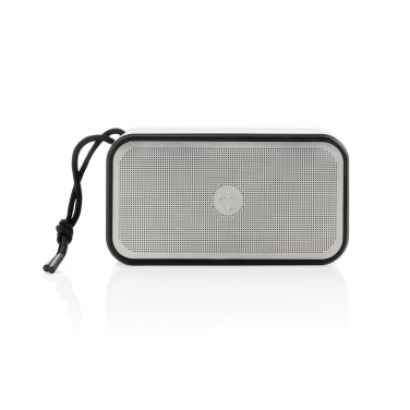 Logotrade promotional product picture of: Swiss Peak RCS recycled aluminium 10W bass speaker