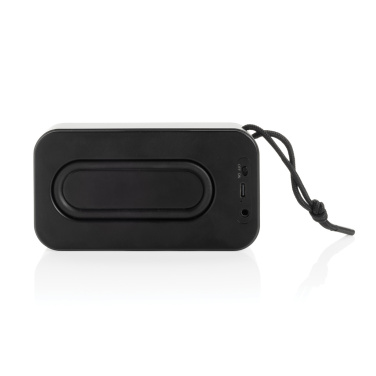 Logo trade promotional products picture of: Swiss Peak RCS recycled aluminium 10W bass speaker