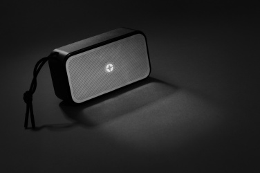 Logo trade advertising products image of: Swiss Peak RCS recycled aluminium 10W bass speaker