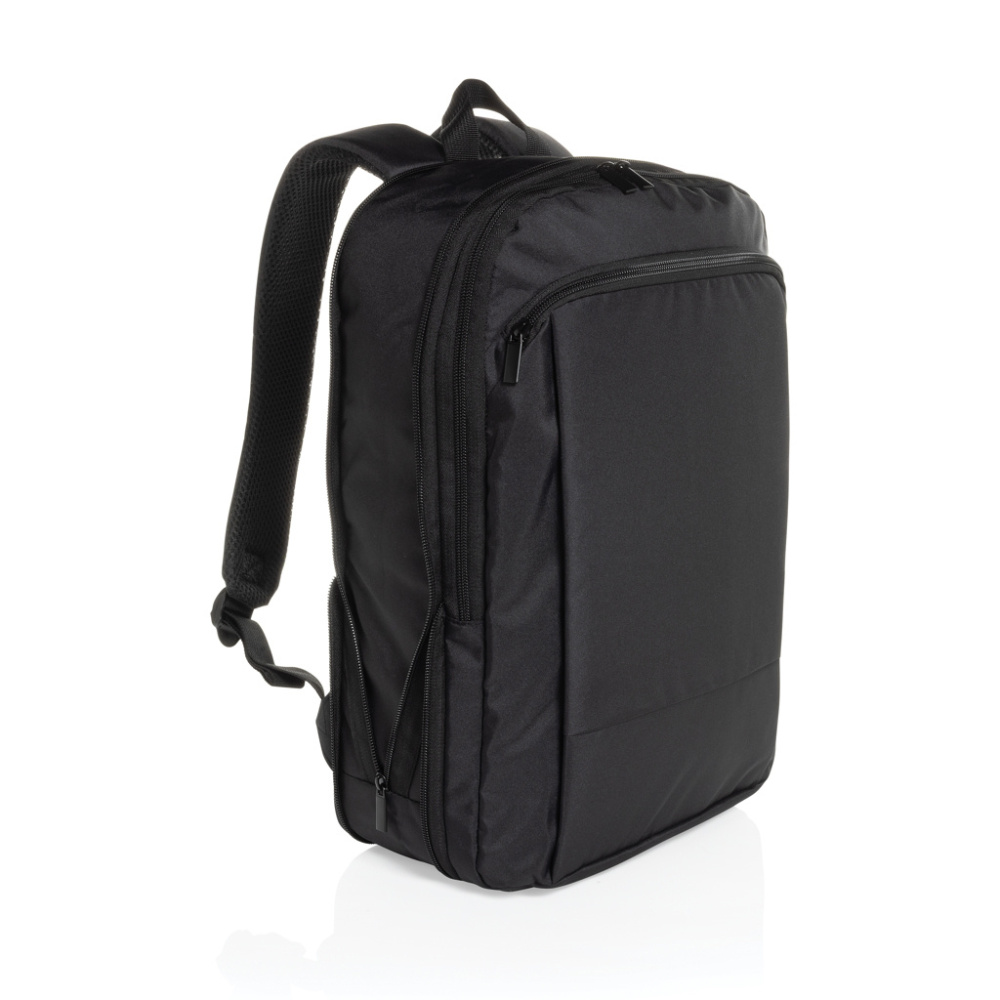 Logo trade advertising products image of: Flexpack Aware™ RPET Expandable Slim 15.6" Laptop Backpack