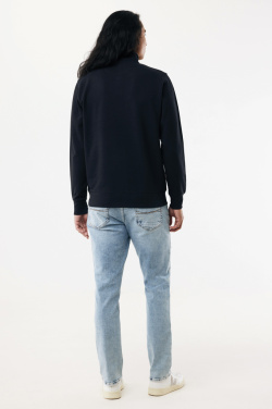 Logotrade advertising products photo of: IQONIQ Elgon recycled cotton quarter zip sweater