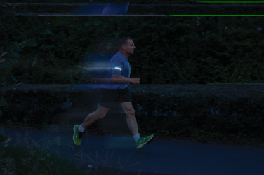 Logo trade promotional product photo of: Lumi Sprint RCS rplastic LED re-chargeable running light