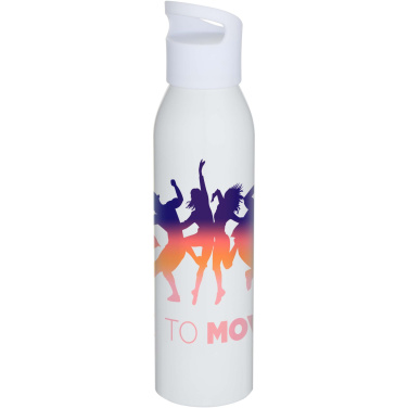 Logo trade promotional item photo of: Sky 650 ml RCS recycled single wall stainless steel water bottle