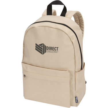 Logotrade promotional merchandise picture of: Byron 14" GRS recycled city laptop backpack 16L