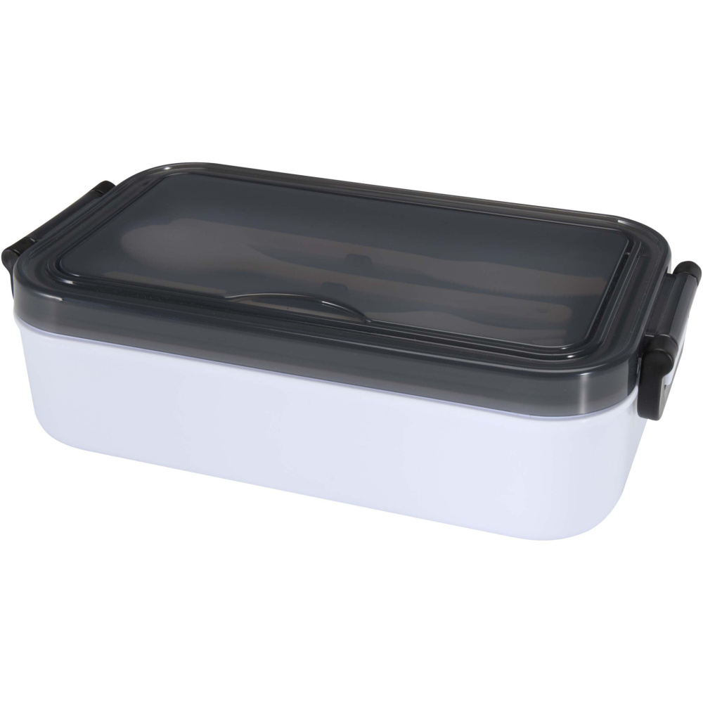 Logotrade promotional gift picture of: Snappy lunch box and cutlery set