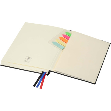 Logo trade promotional giveaways image of: Alder A5 hard cover notebook