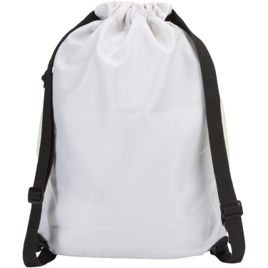 Logo trade promotional merchandise photo of: Nomad GRS recycled sports drawstring bag with bottom compartment 18L