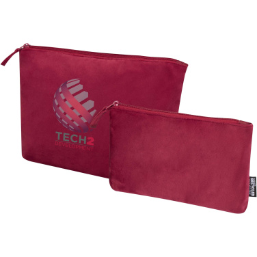 Logo trade promotional merchandise picture of: Swift GRS recycled velvet toiletry bag set