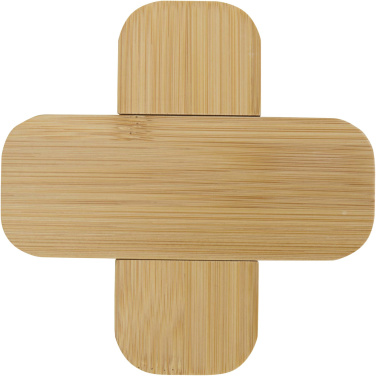 Logo trade promotional items picture of: Croc bamboo trivet - small