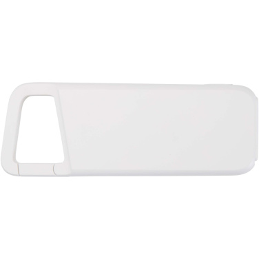 Logotrade advertising product picture of: Alkes 5000 mAh 12W recycled plastic water resistant power bank with carabiner