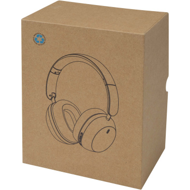 Logotrade promotional giveaway image of: Hoggar recycled plastic over-ear foldeable ANC and ENC headphones